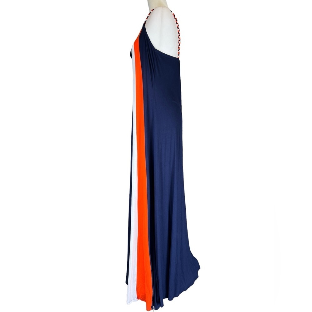 Venus Colorblock Summer Halter Strappy Beach Resort Wear Long Maxi Dress - Picture 2 of 8